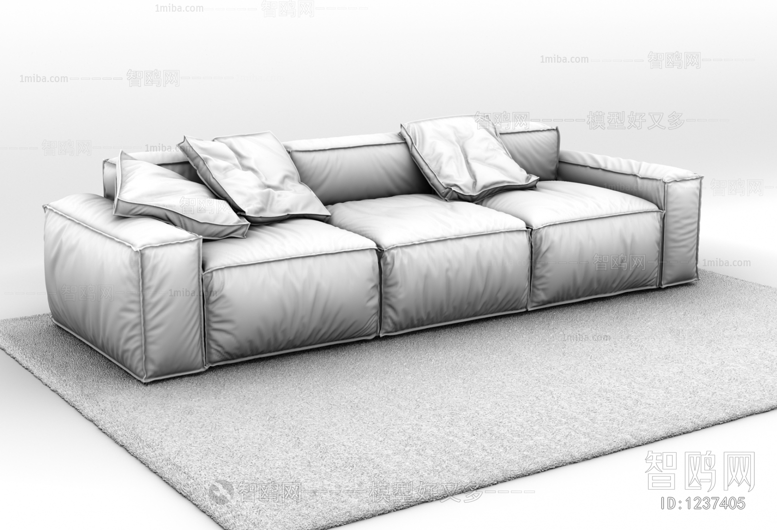 Modern Three-seat Sofa