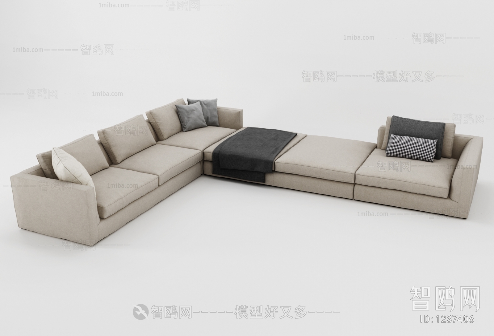 Modern Multi Person Sofa