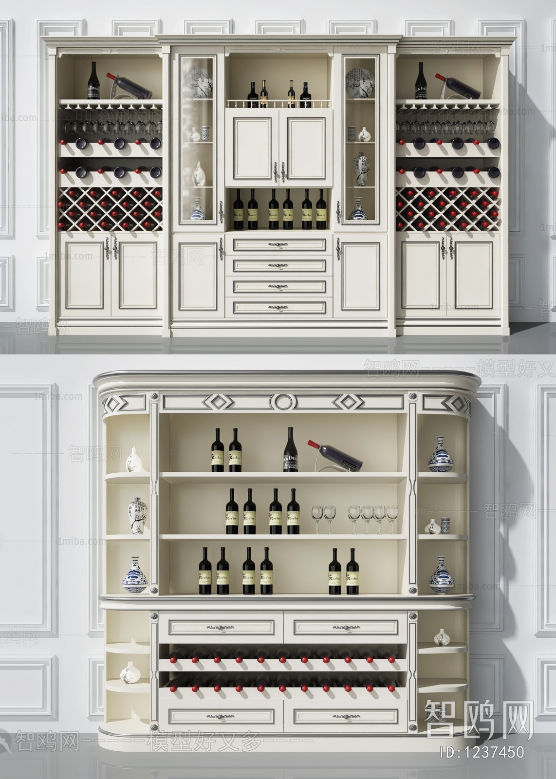 European Style Wine Cabinet