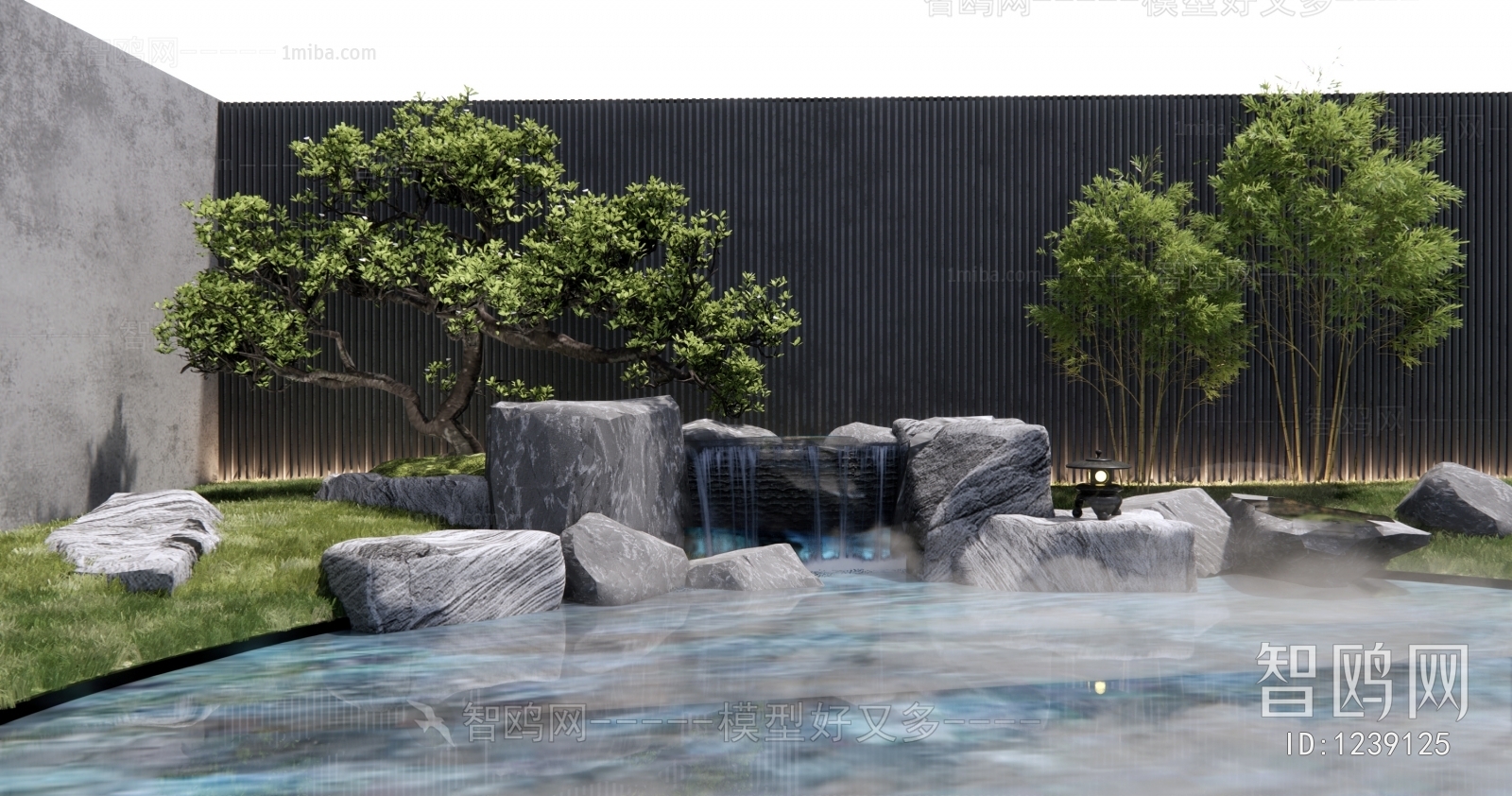 New Chinese Style Courtyard/landscape