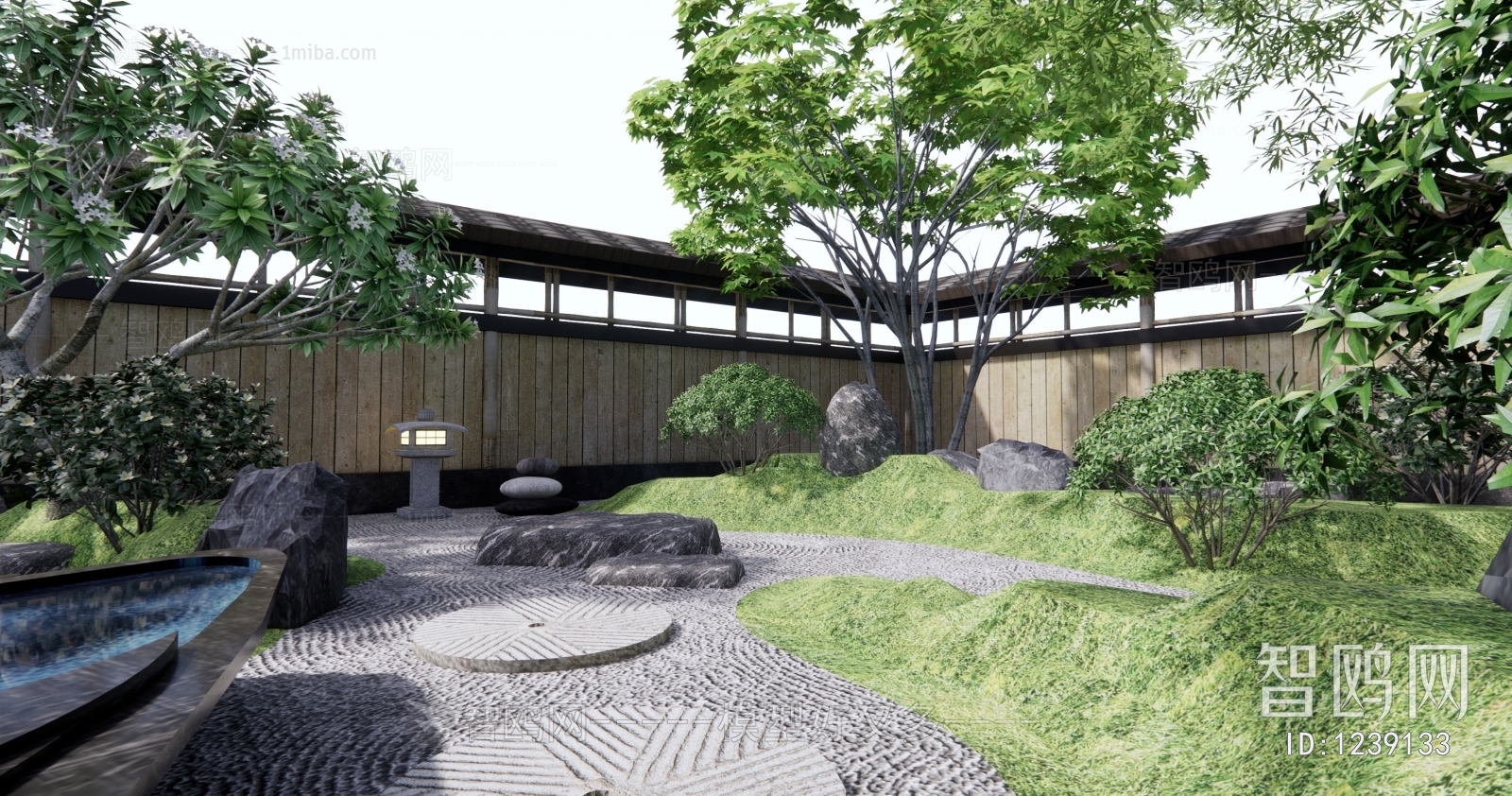 Japanese Style Courtyard/landscape