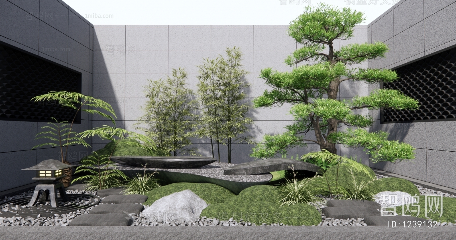 New Chinese Style Courtyard/landscape