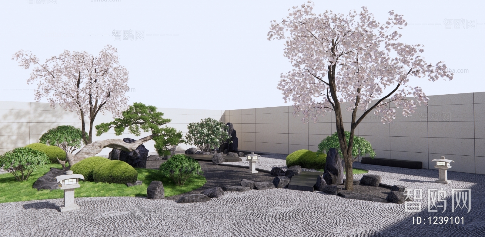 Japanese Style Courtyard/landscape