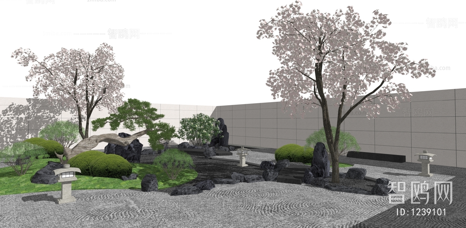 Japanese Style Courtyard/landscape