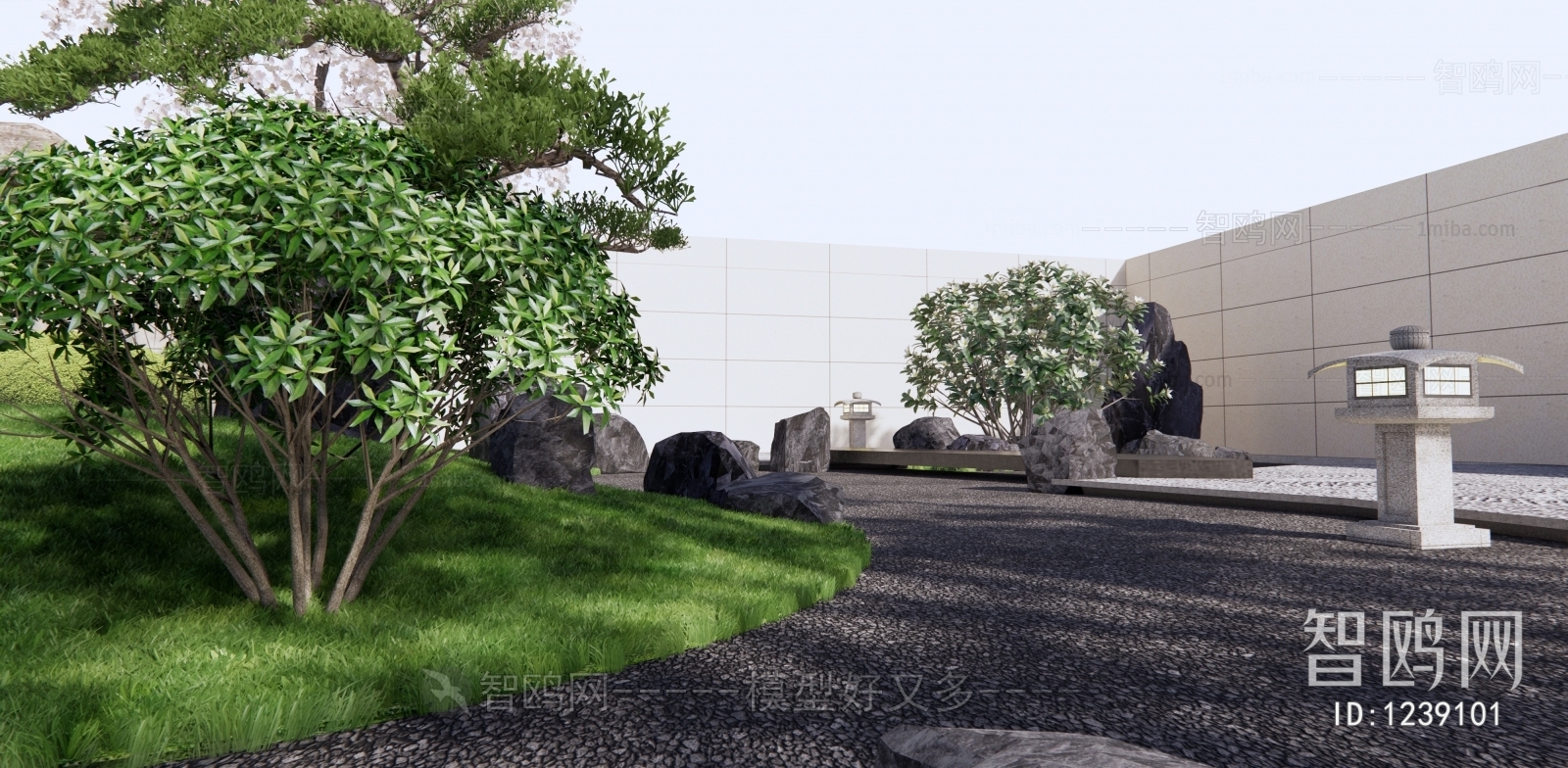 Japanese Style Courtyard/landscape