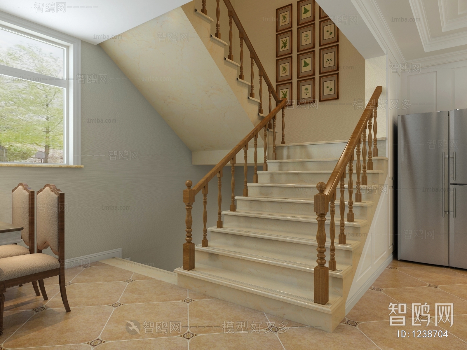 European Style Stairwell