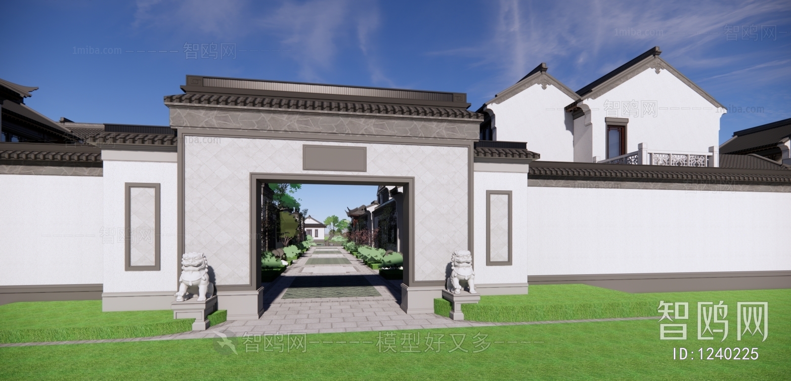 Chinese Style Villa Appearance