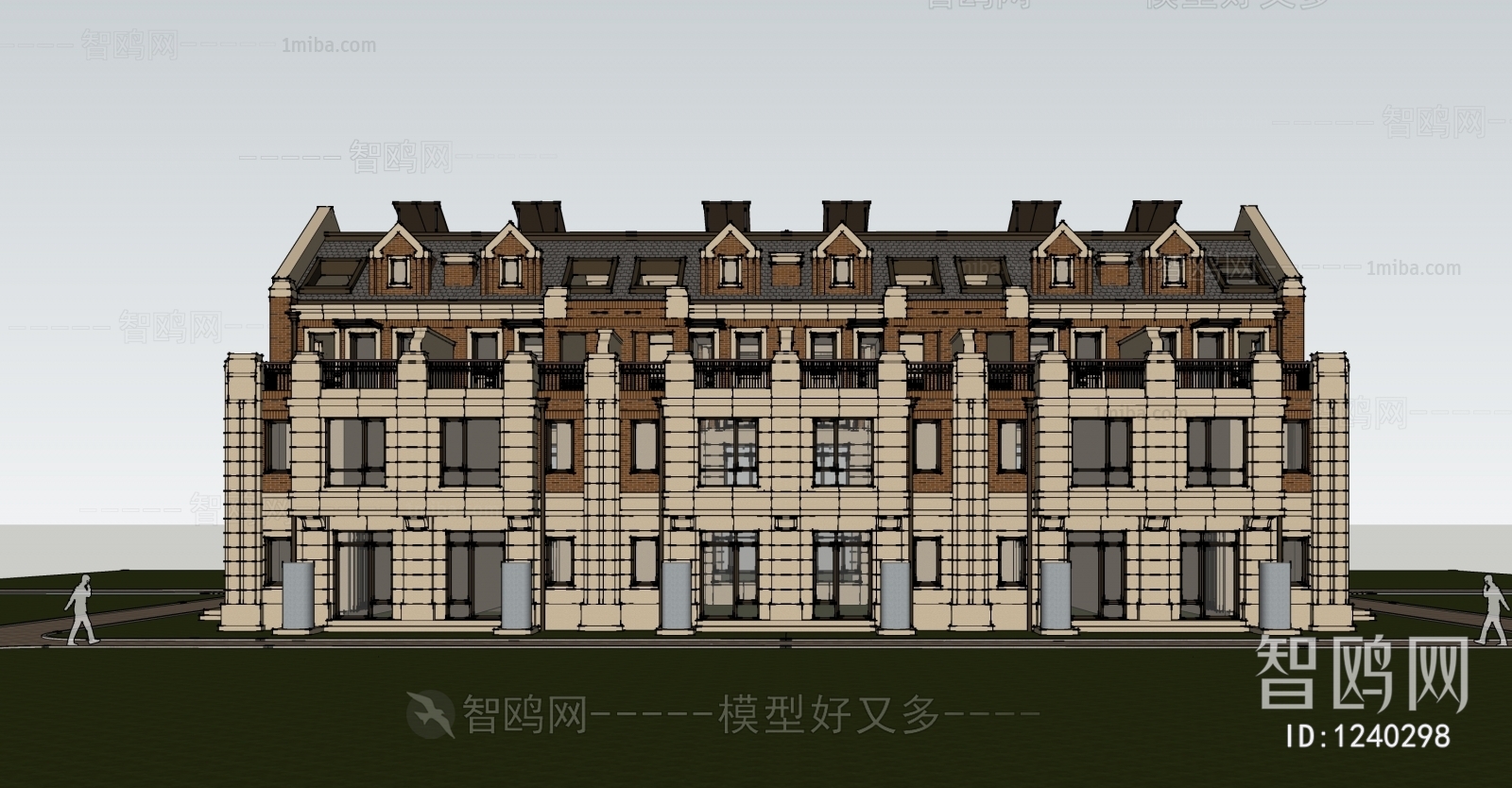 Classical Style Building Appearance
