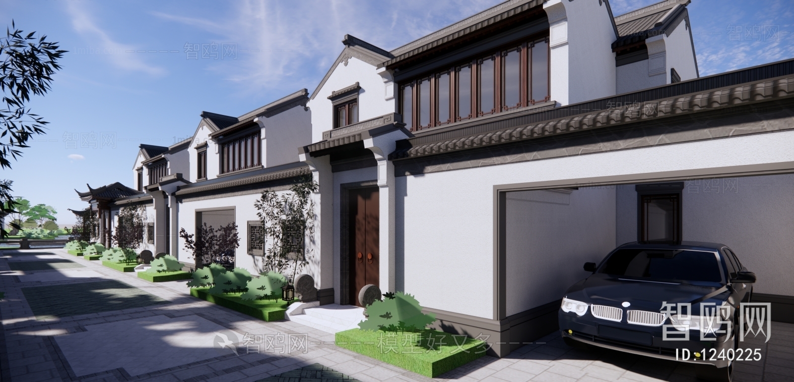 Chinese Style Villa Appearance