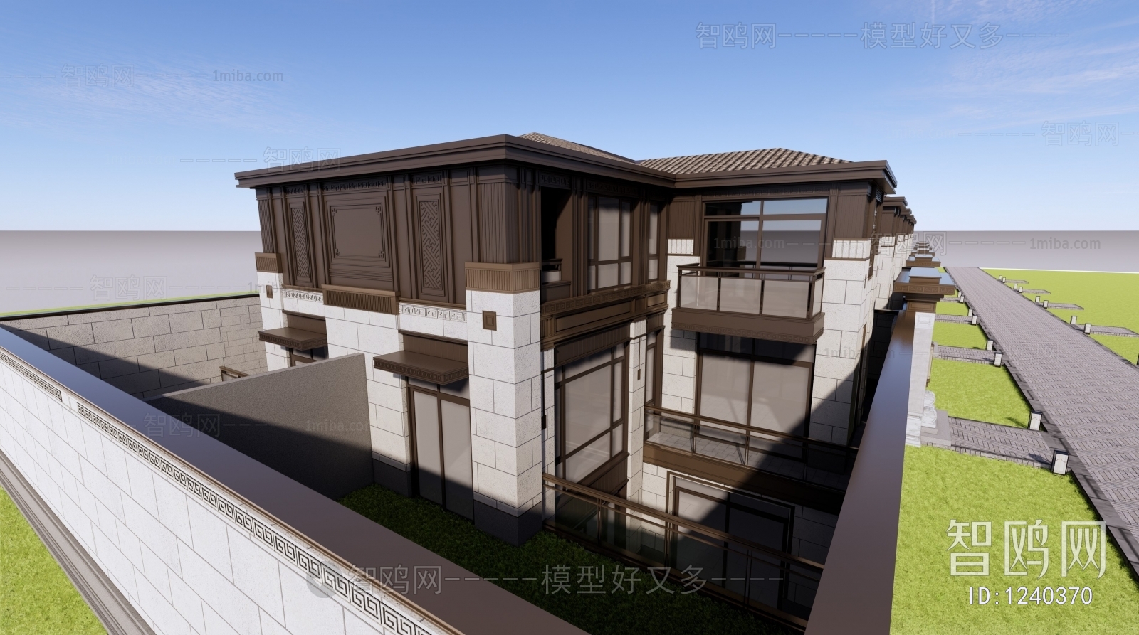 Chinese Style Villa Appearance