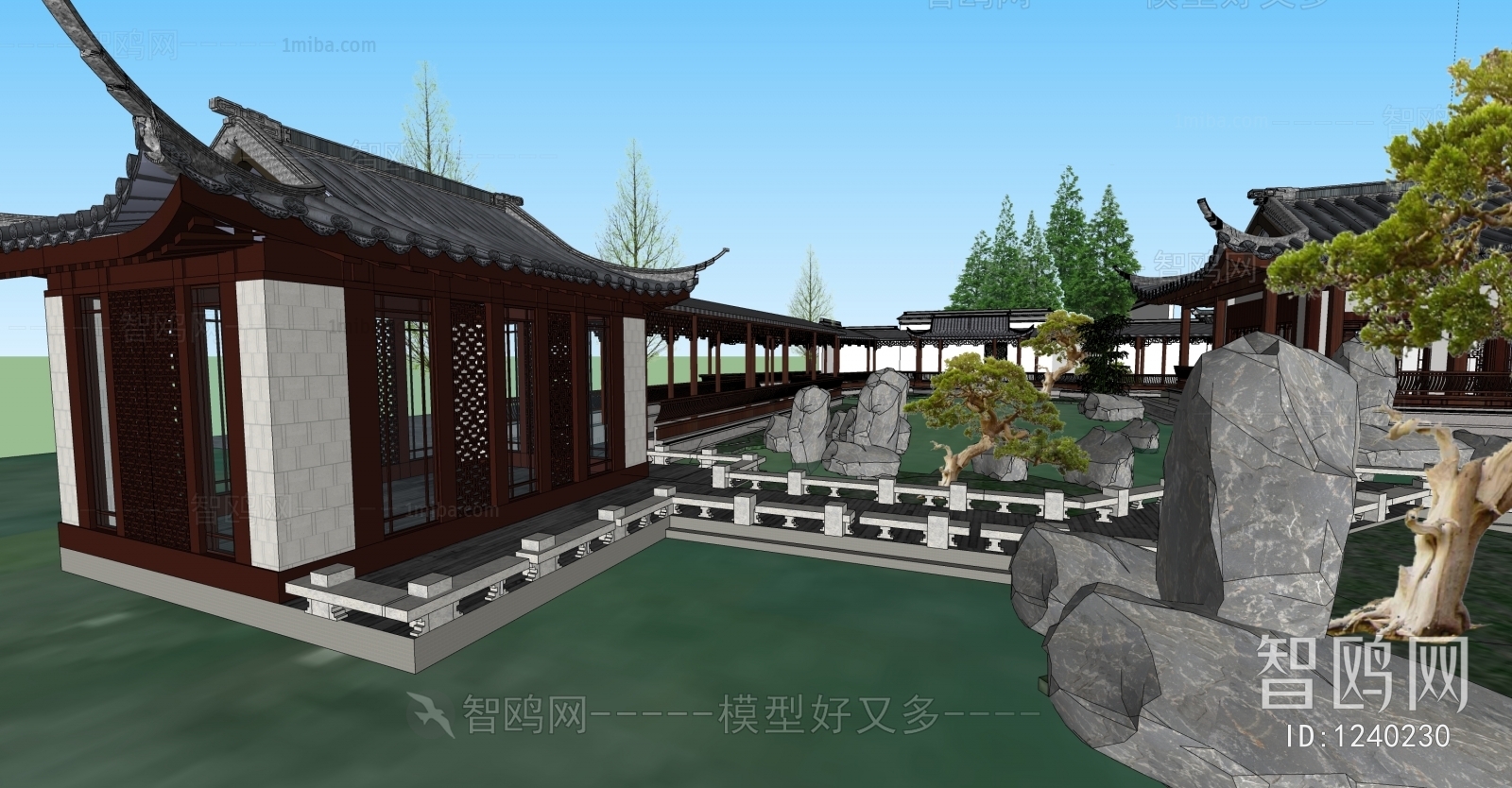 Chinese Style Villa Appearance