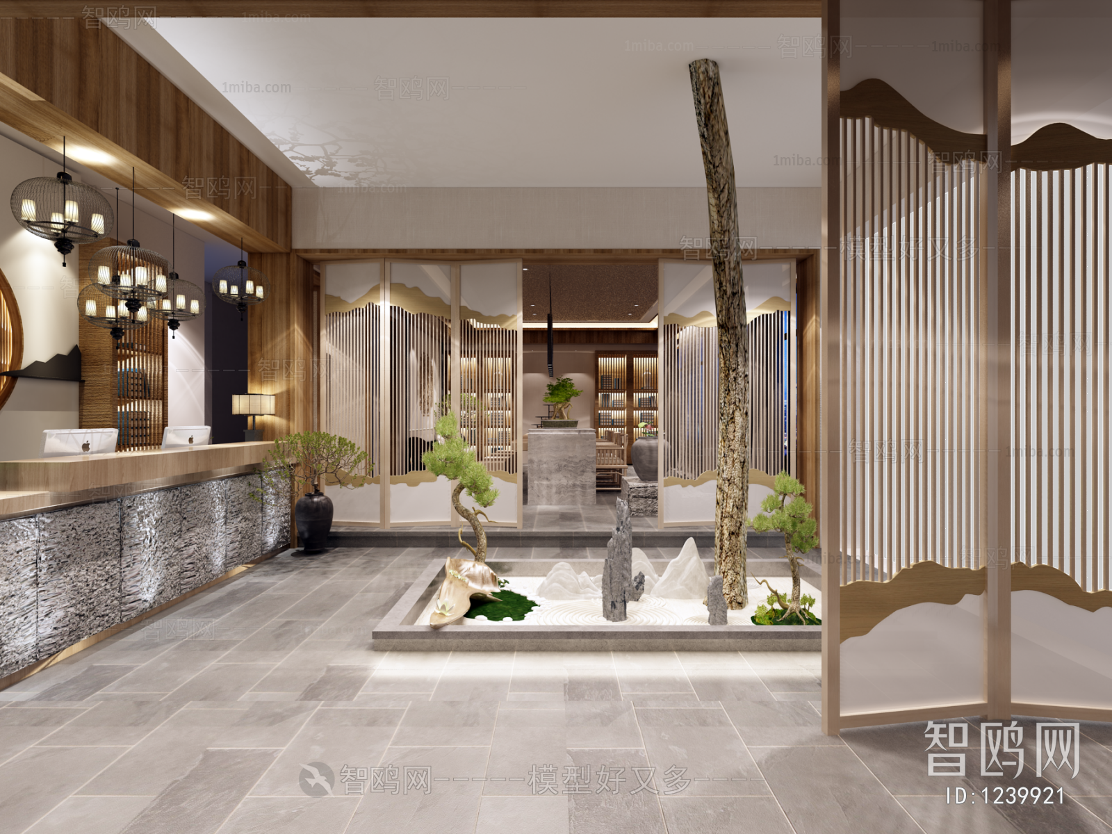 New Chinese Style Lobby Hall