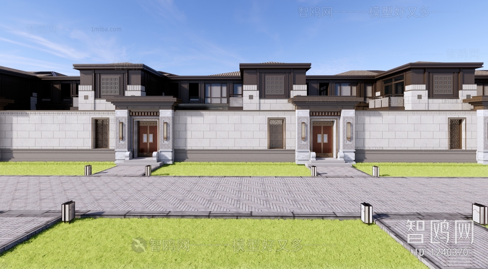 Chinese Style Villa Appearance