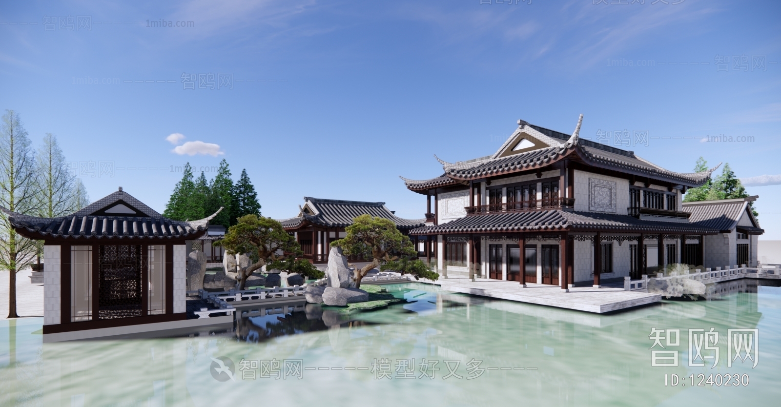 Chinese Style Villa Appearance