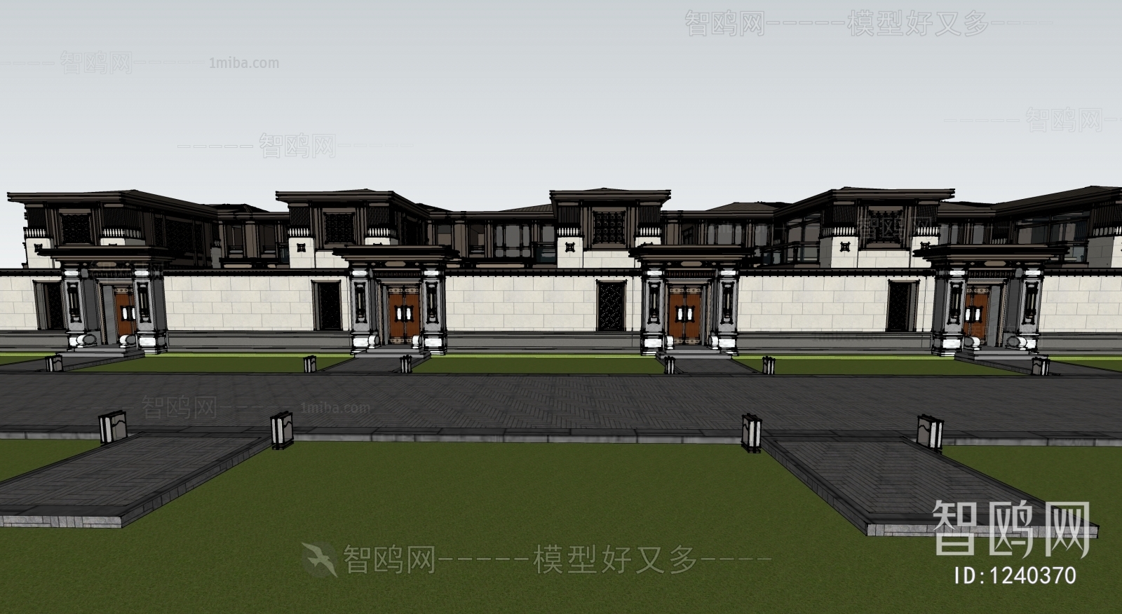 Chinese Style Villa Appearance