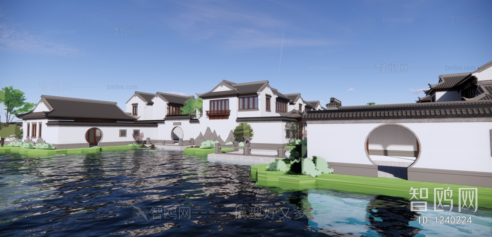 Chinese Style Villa Appearance