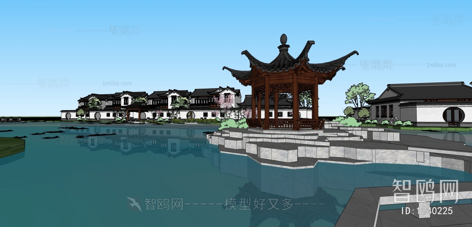 Chinese Style Villa Appearance