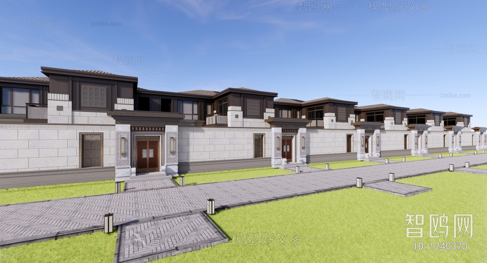 Chinese Style Villa Appearance