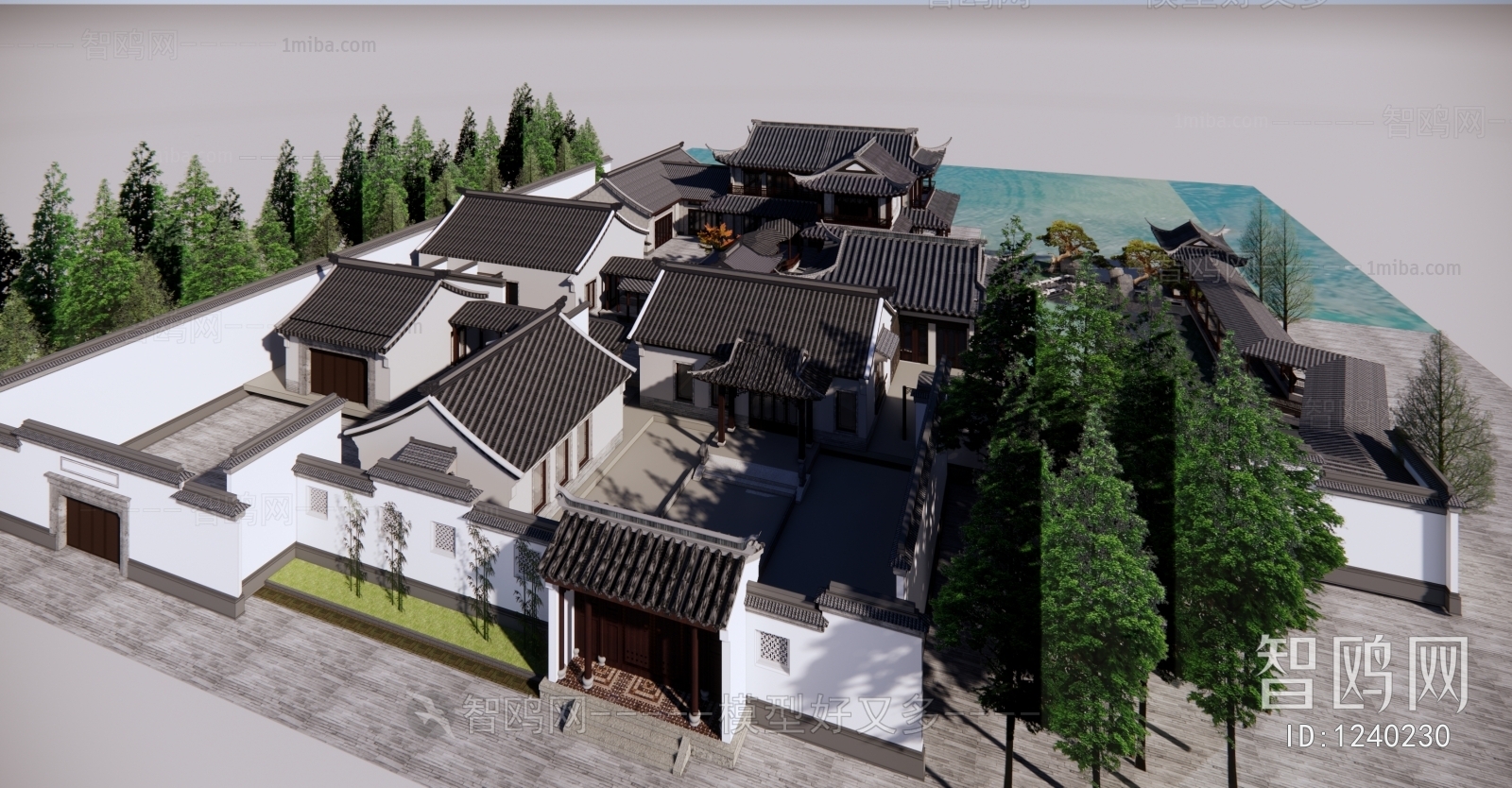 Chinese Style Villa Appearance