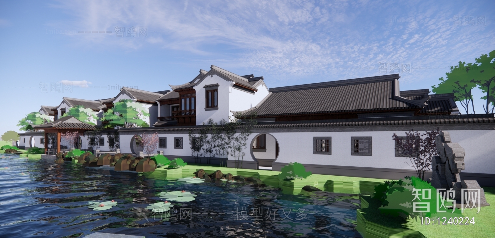 Chinese Style Villa Appearance