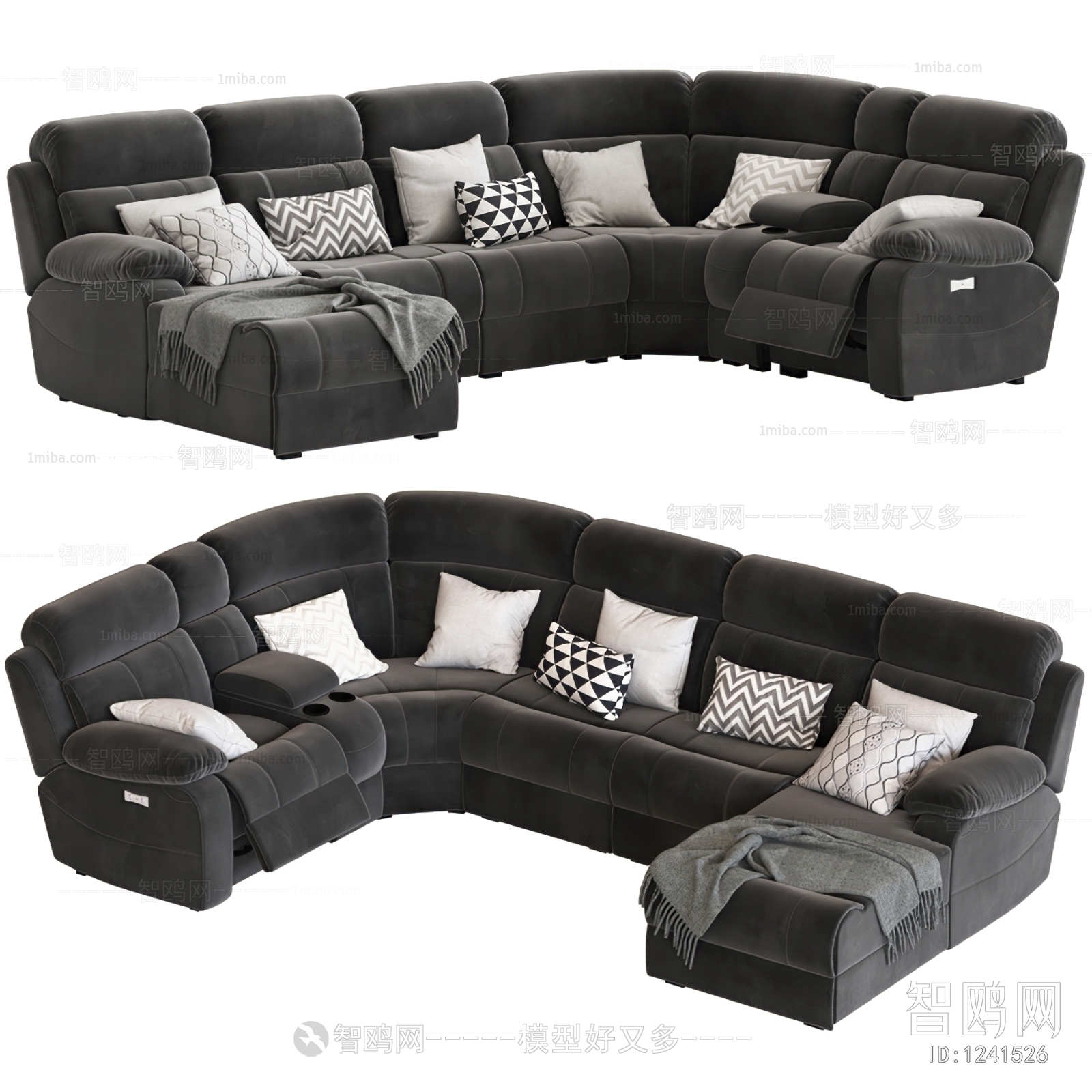 Modern Multi Person Sofa