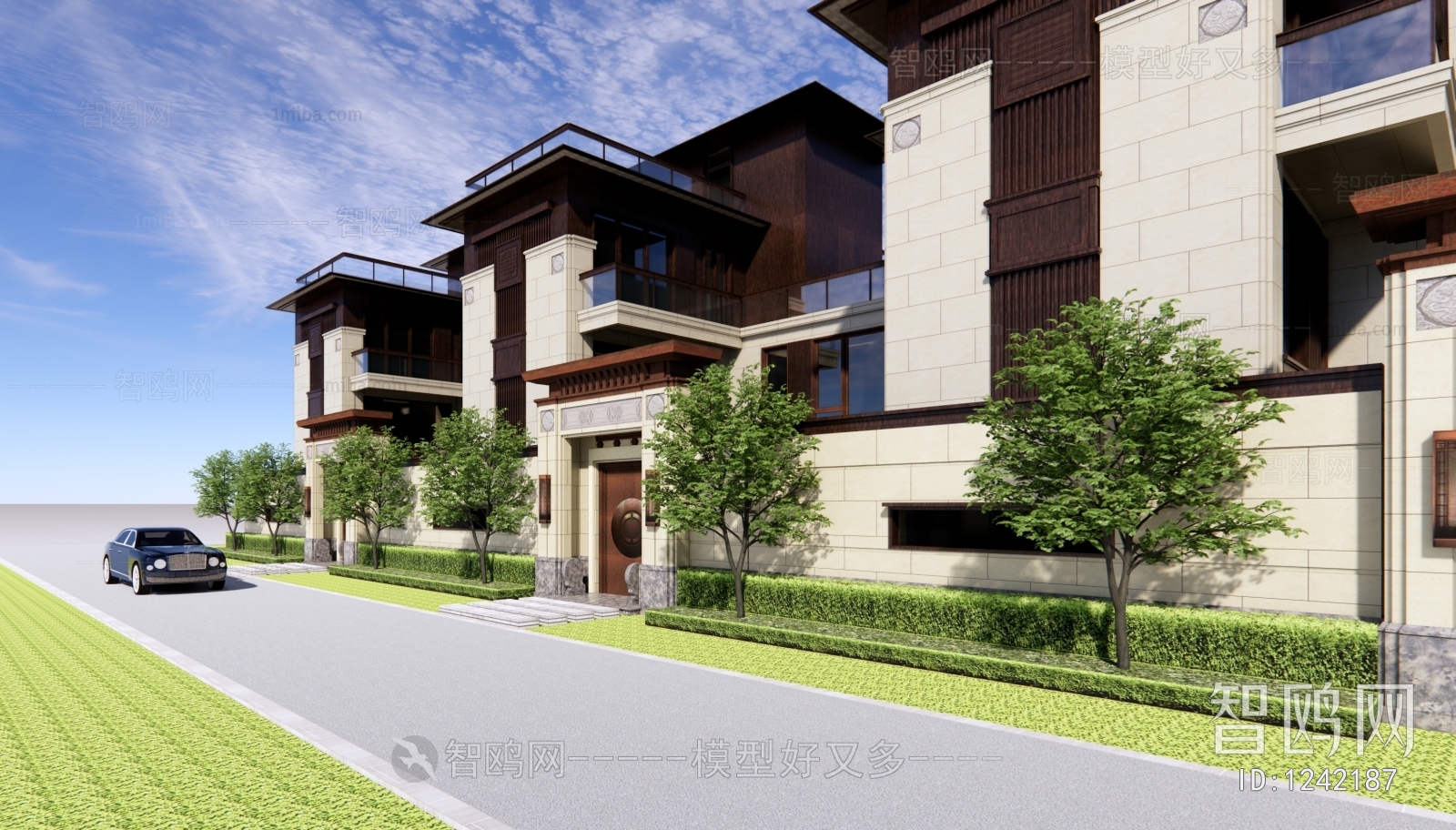 Chinese Style Villa Appearance