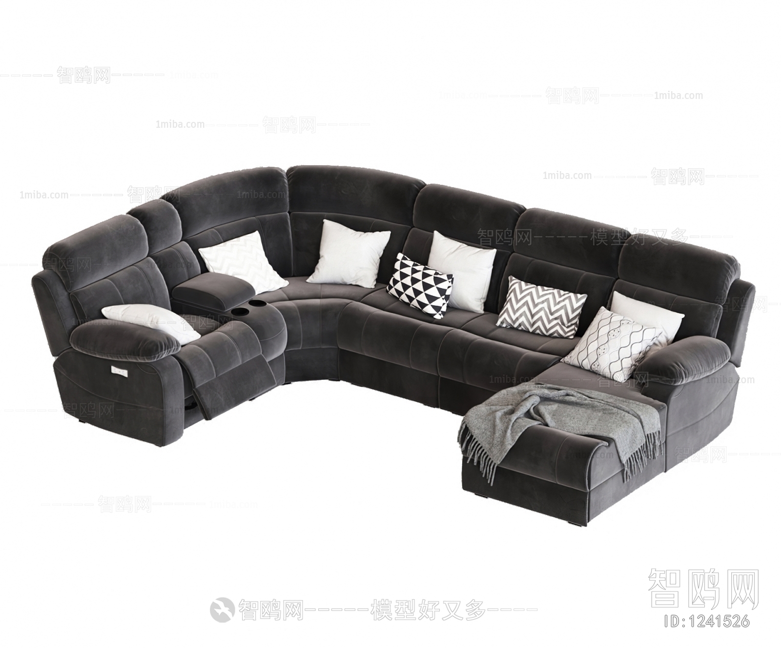 Modern Multi Person Sofa