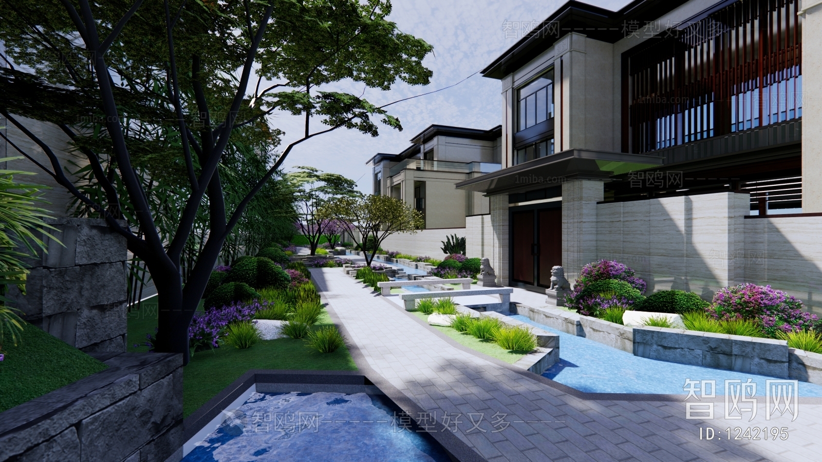 Chinese Style Villa Appearance