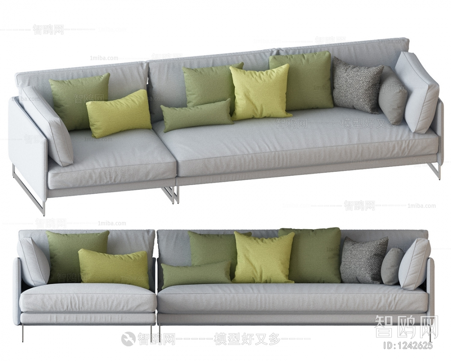 Modern Multi Person Sofa