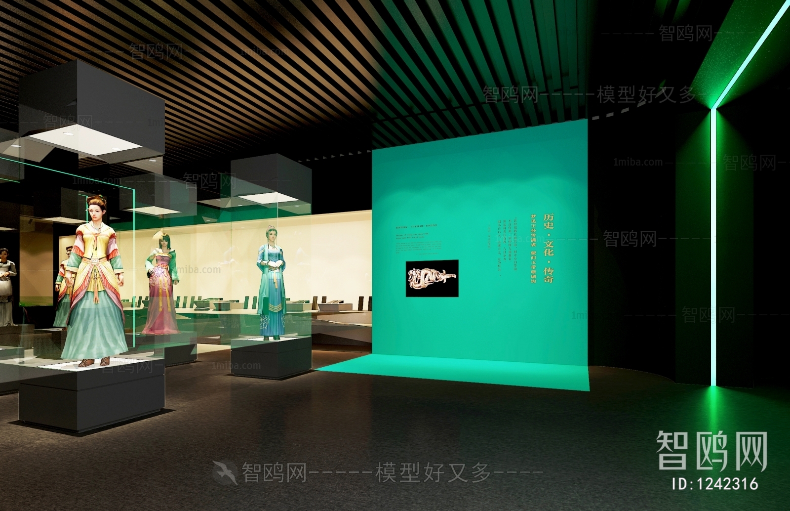 New Chinese Style Exhibition Hall