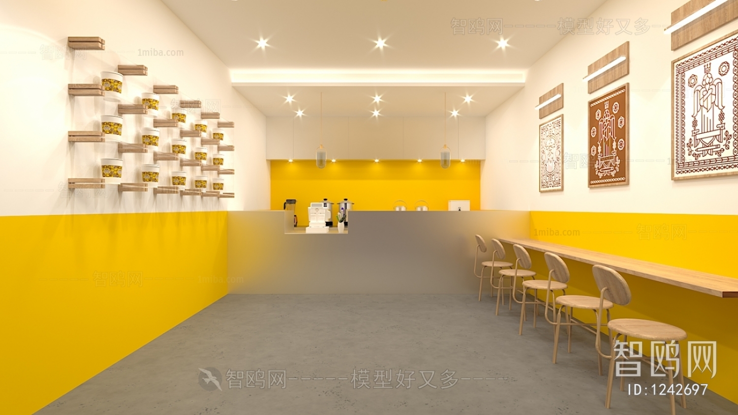 Modern Milk Tea Shop