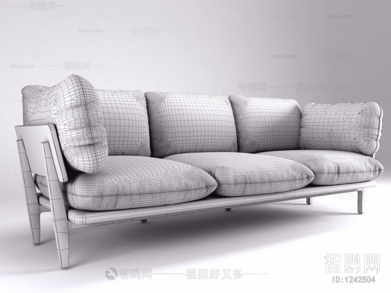 Modern Three-seat Sofa