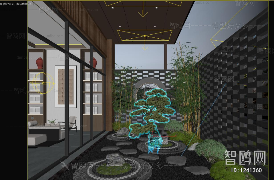 New Chinese Style Courtyard/landscape