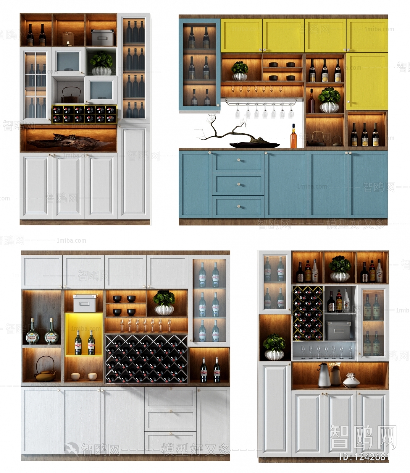 Nordic Style Wine Cabinet