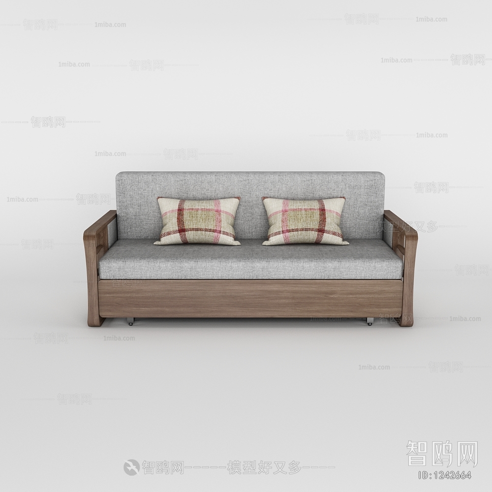 New Chinese Style A Sofa For Two