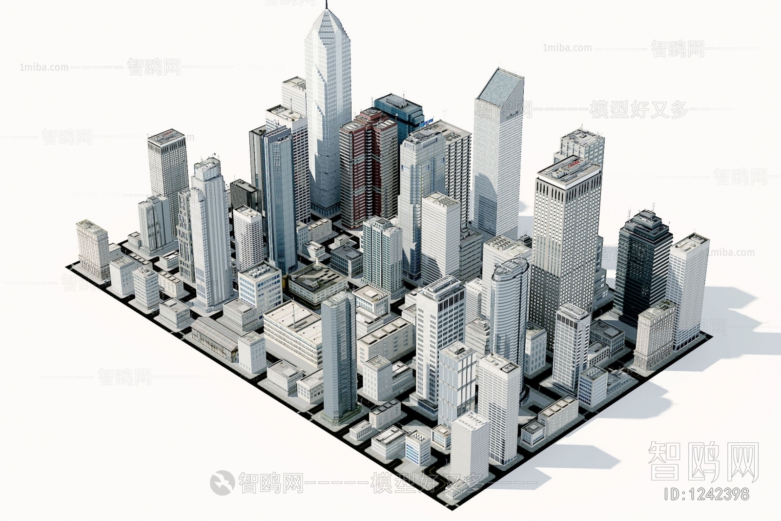 Modern Architectural Bird's-eye View Planning