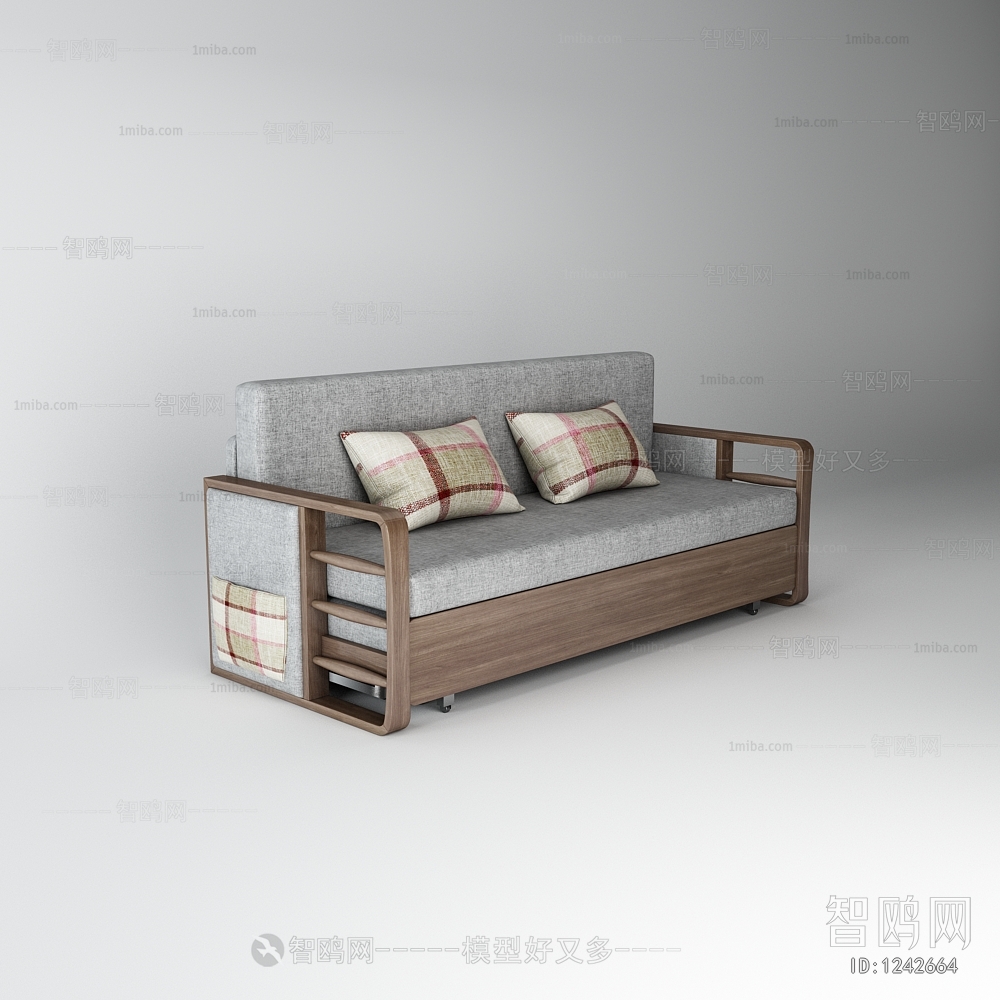 New Chinese Style A Sofa For Two