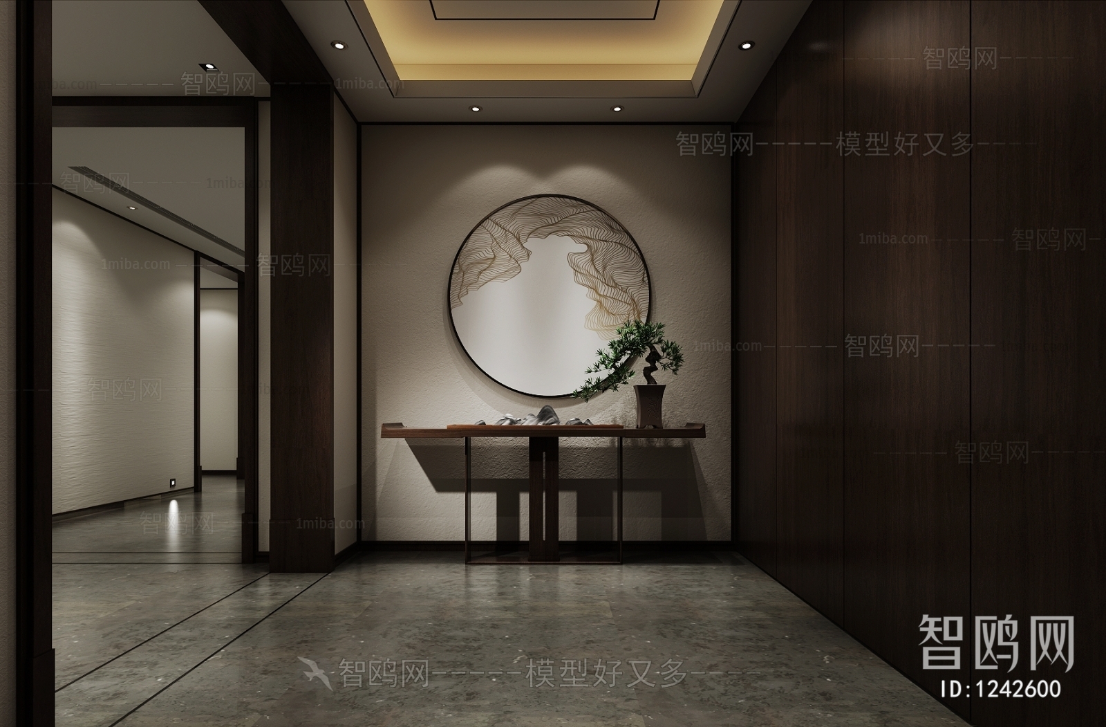 New Chinese Style Hallway