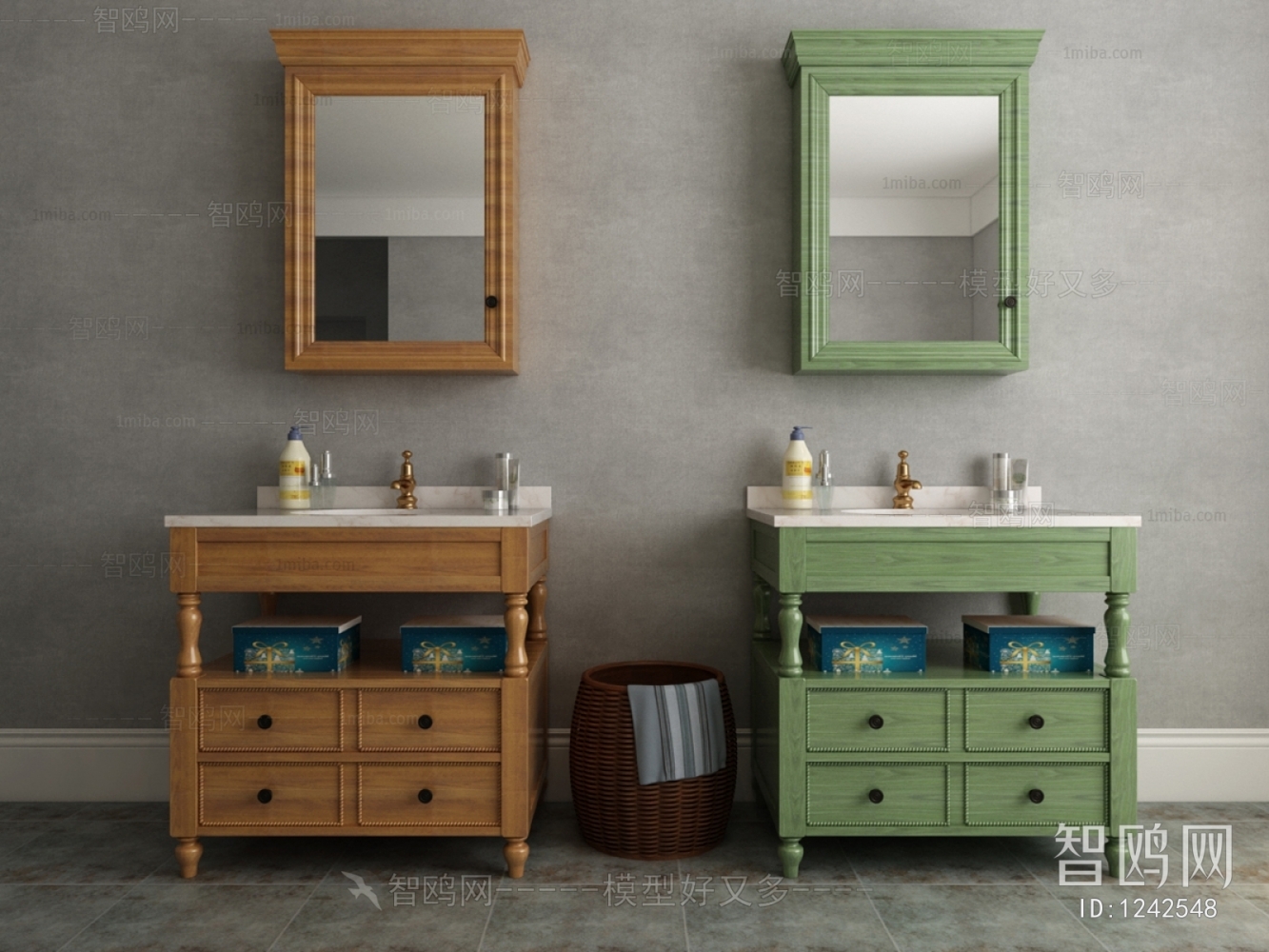 American Style Bathroom Cabinet