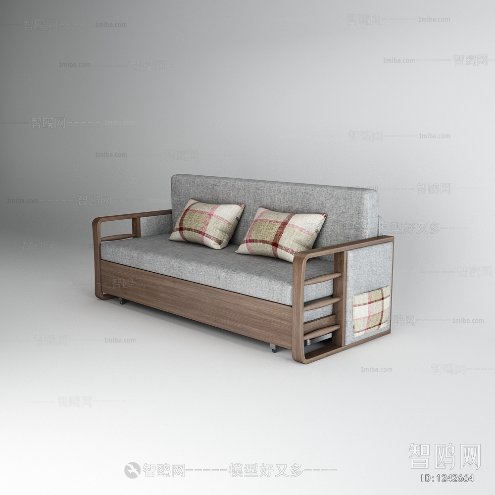 New Chinese Style A Sofa For Two