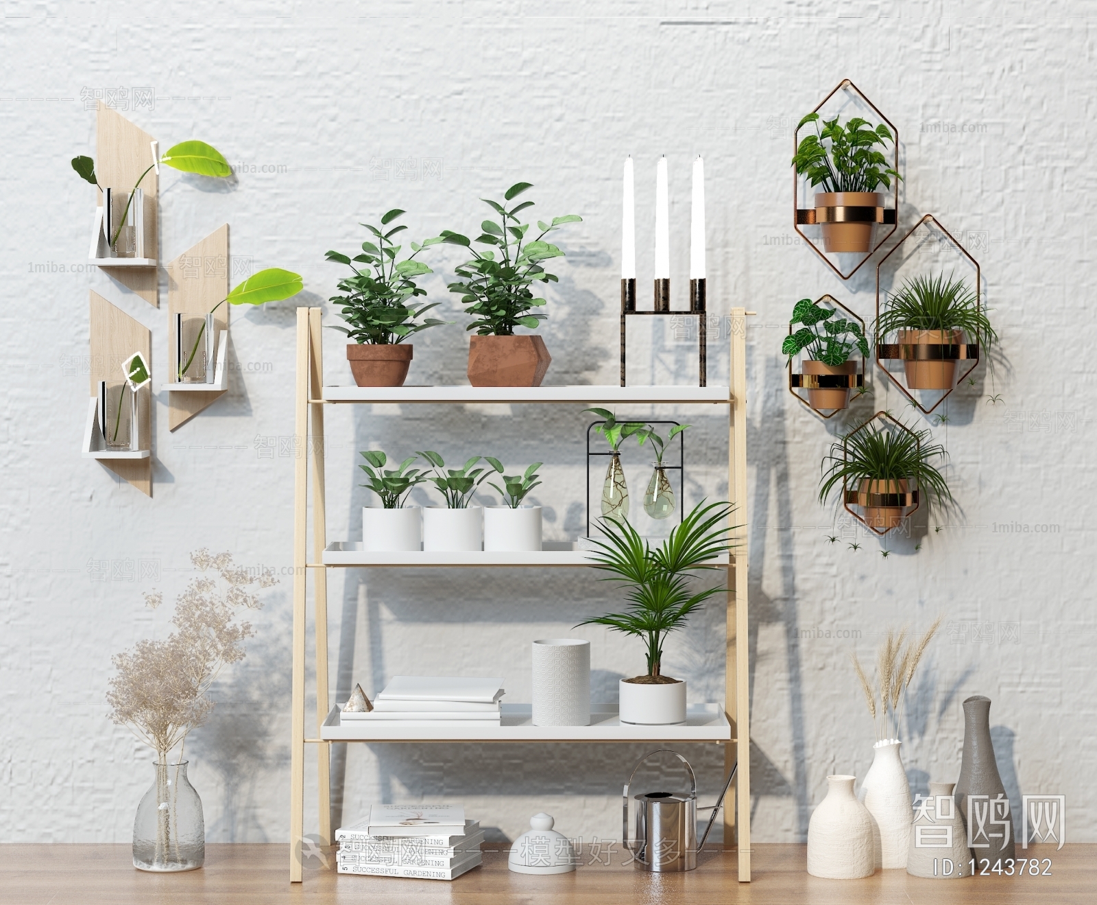 Modern Flower Shelf