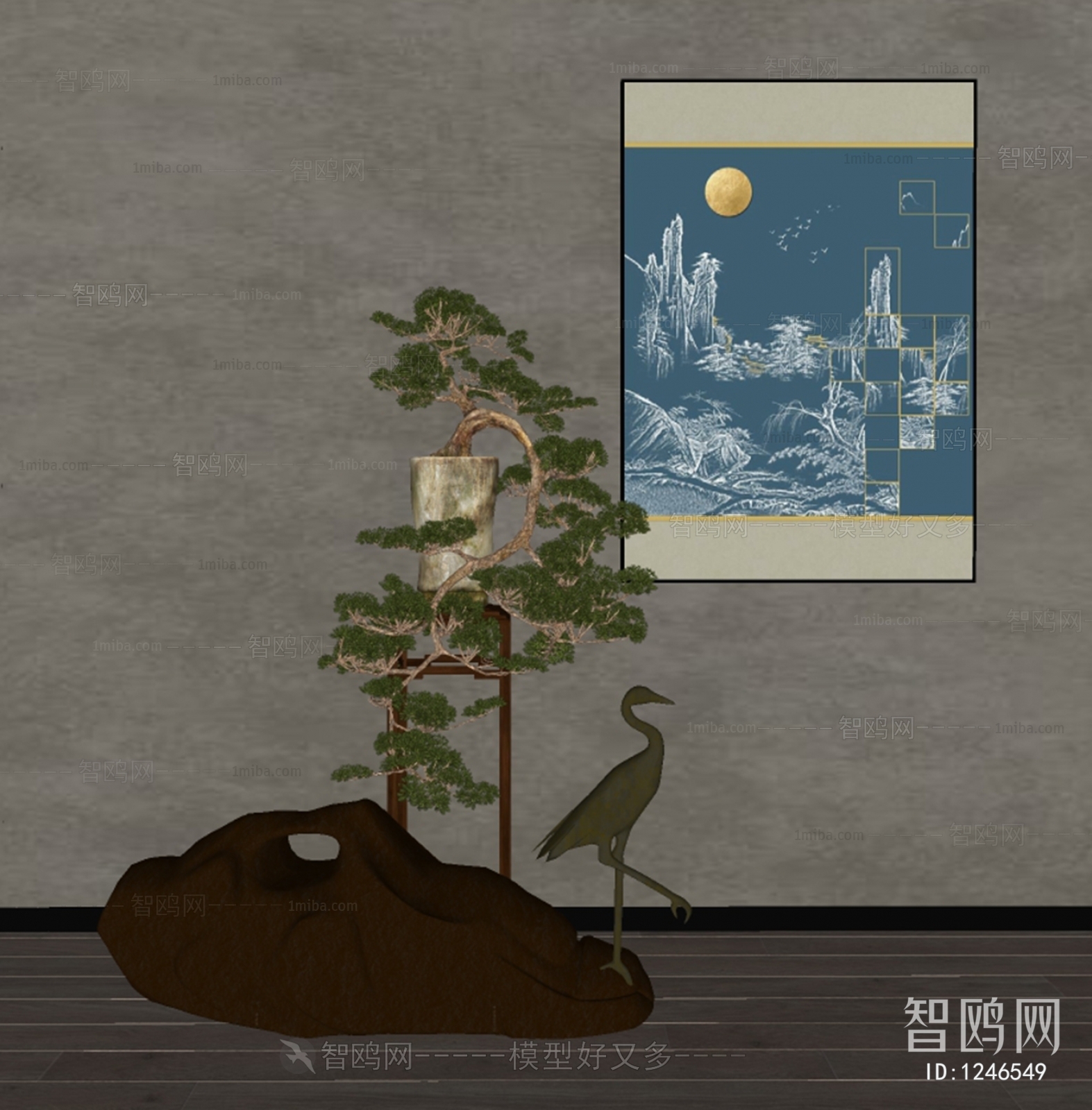 New Chinese Style Bonsai