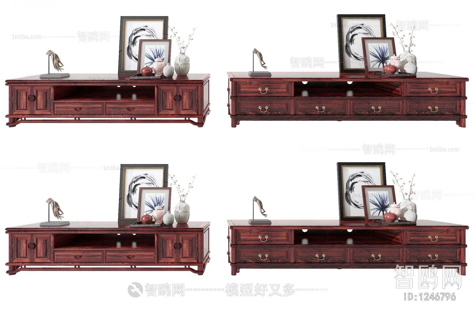 Chinese Style TV Cabinet