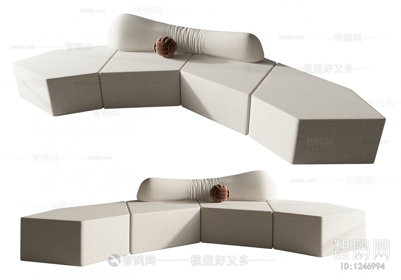 Modern Curved Sofa