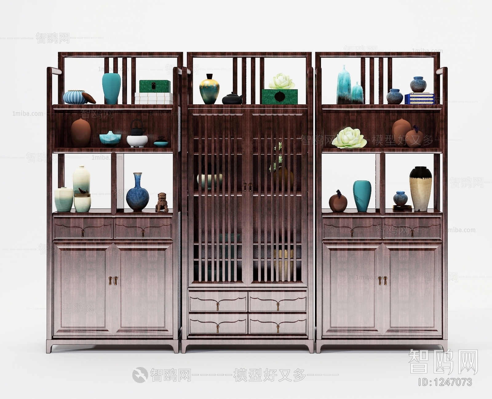 Chinese Style Decorative Cabinet