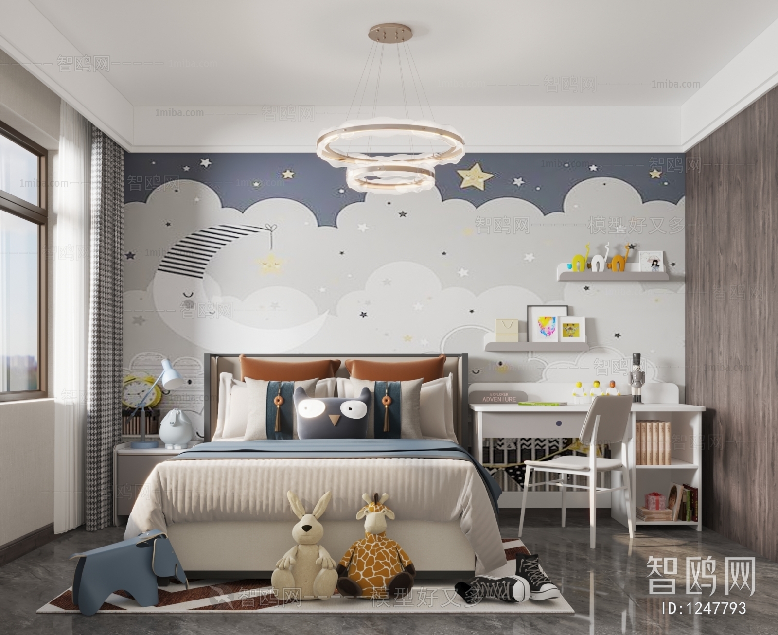 Modern Boy's Room And Son's Room