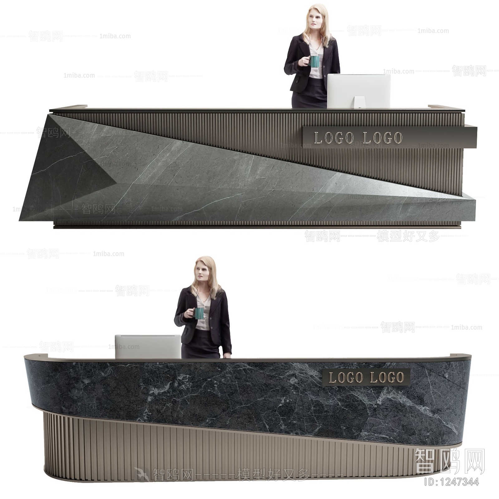 Modern Reception Desk