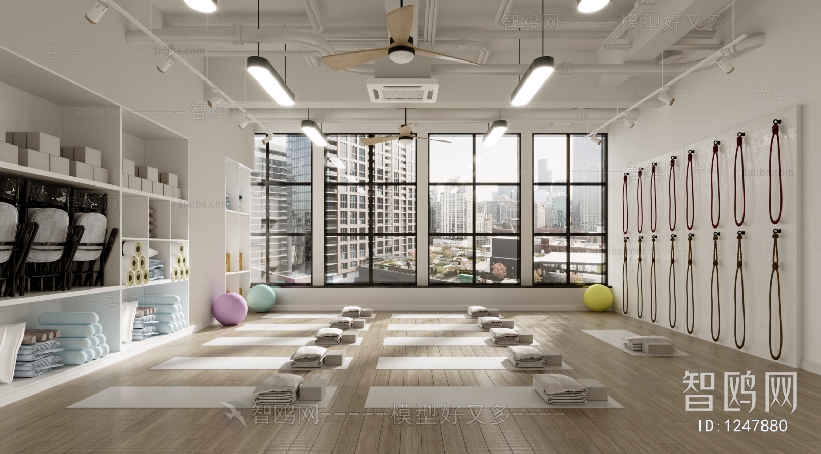 Modern Yoga Room