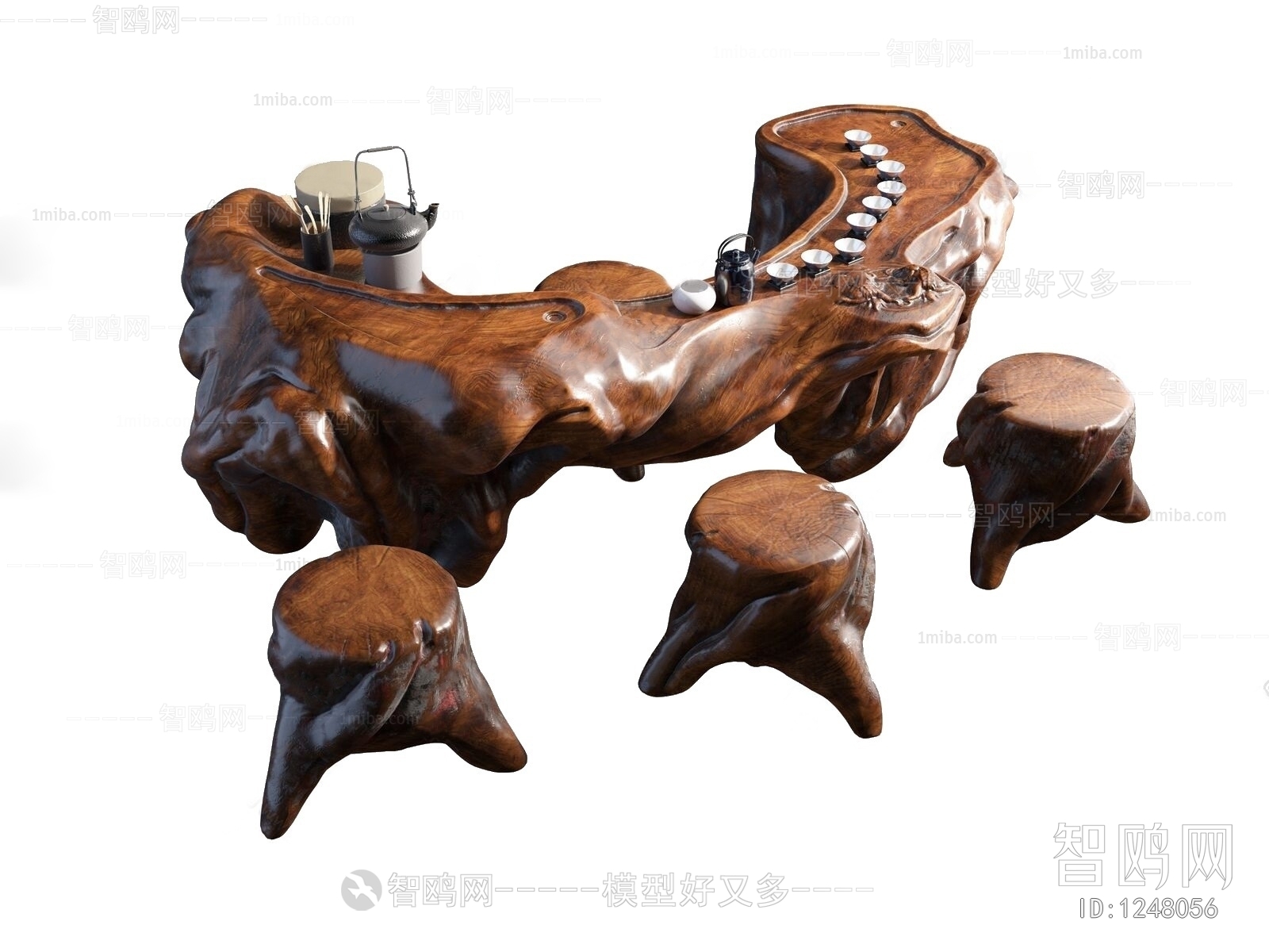 中式茶桌椅