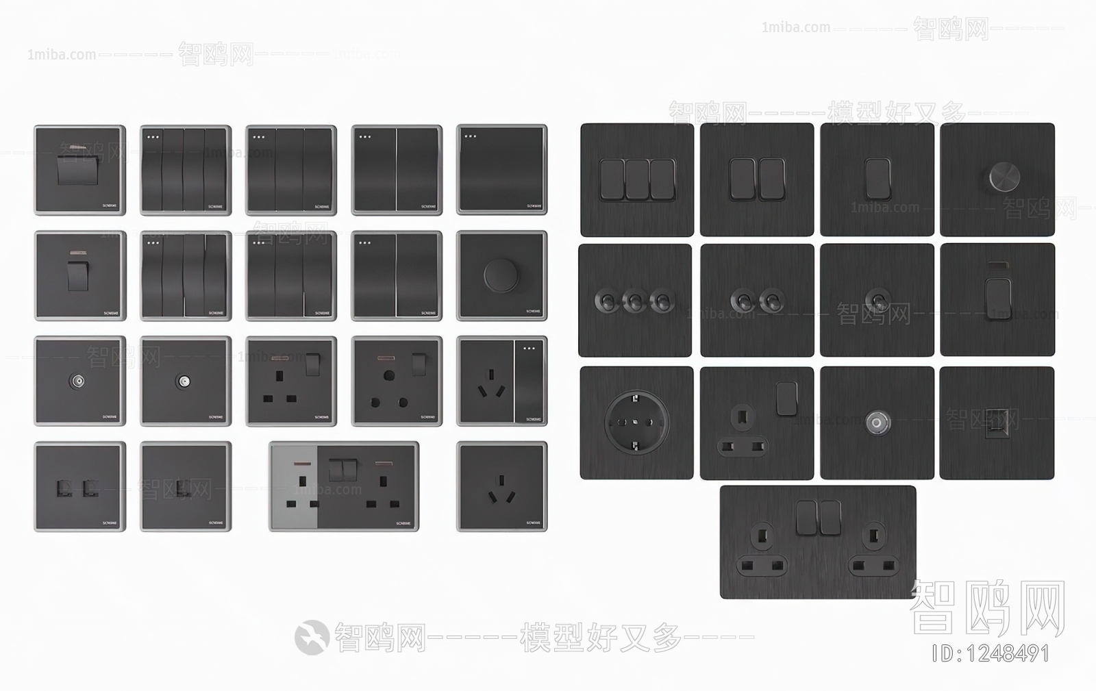 Modern Switch Socket Panel